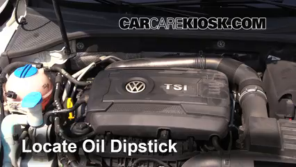 2014 Volkswagen Passat SEL Premium 1.8L 4 Cyl. Sedan (4 Door) Oil Check Oil Level